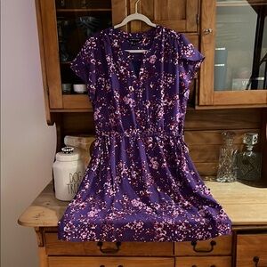 Purple Floral Dress